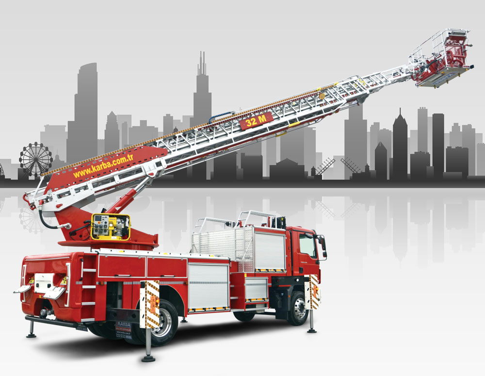 Aerial Ladder Fire Fighting Vehicles